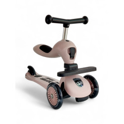 Дитячий самокат з сидінням 2 в 1 Scooter Zinbang ABC TKWW 2in1