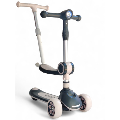 Дитячий самокат з сидінням та батьківською ручкою 3 в 1 Scooter Dream M3